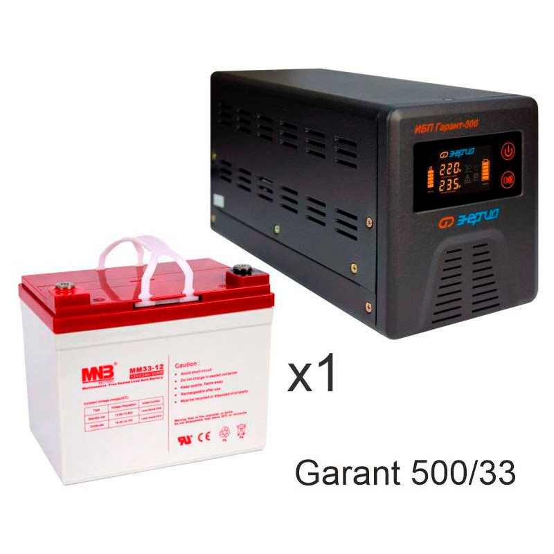 

Источник бесперебойного питания СОЛАРМСК (GARANT500+MМ33-12)