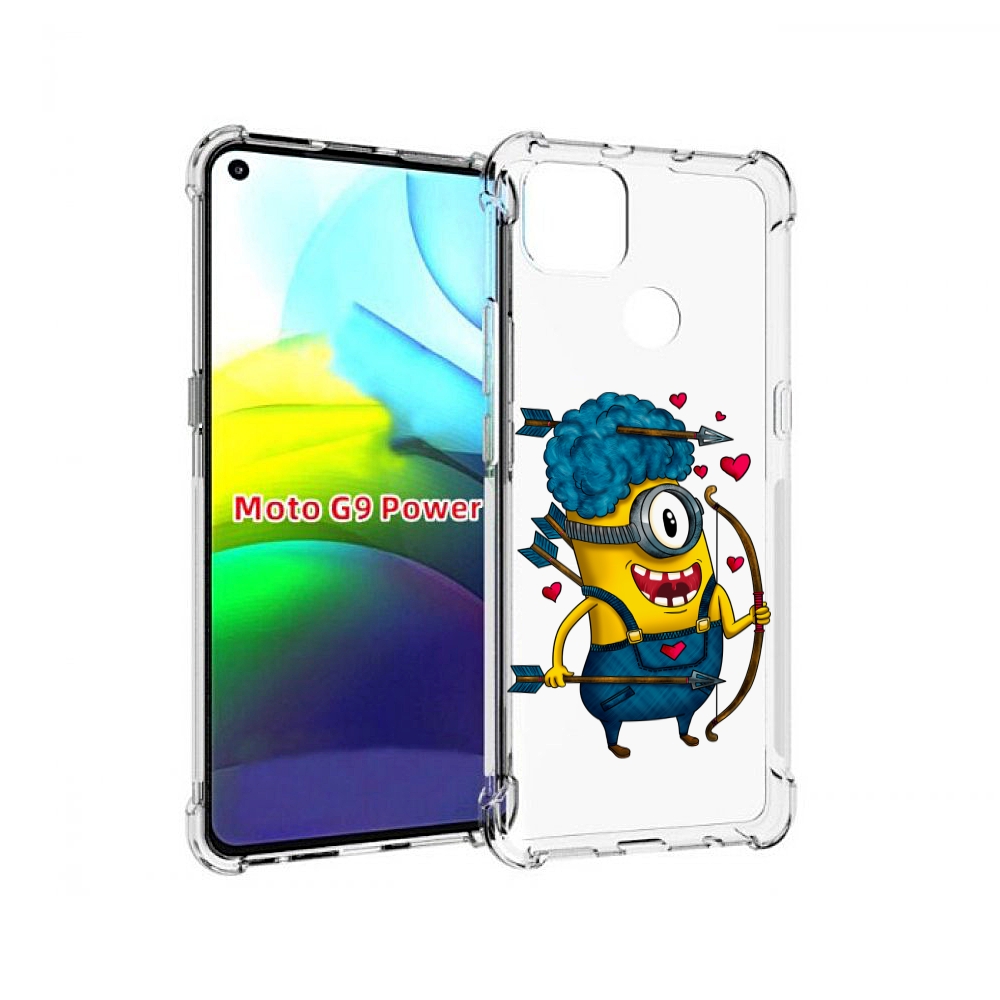 

Чехол MyPads Миньон купидон для Motorola Moto G9 Power, Прозрачный, Tocco