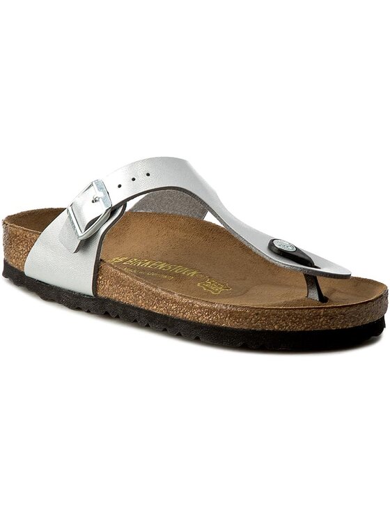 

Шлепанцы Gizeh 0043851 Birkenstock серебристый 42 EU, Gizeh 0043851