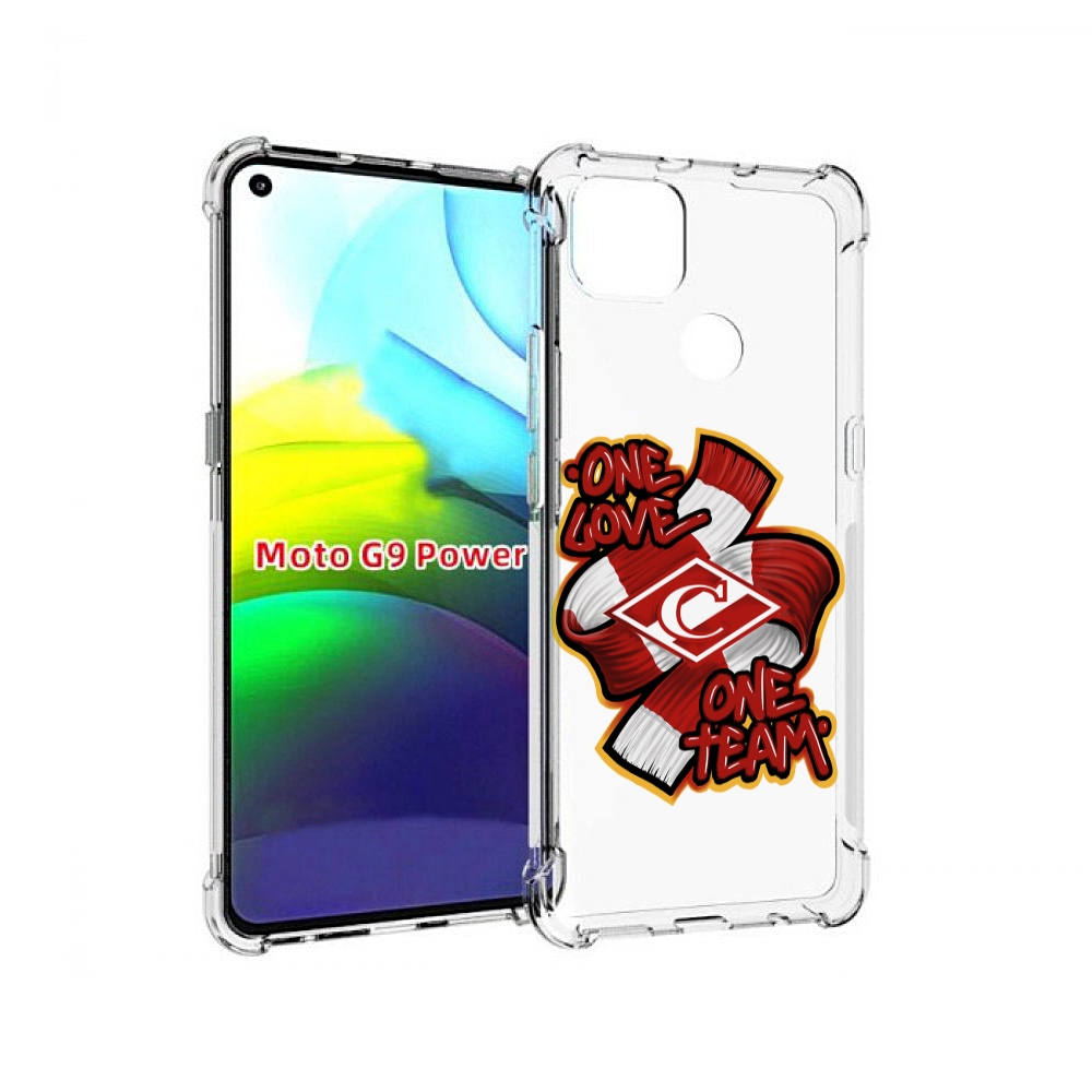 

Чехол MyPads Одна любовь-Спартак для Motorola Moto G9 Power, Прозрачный, Tocco