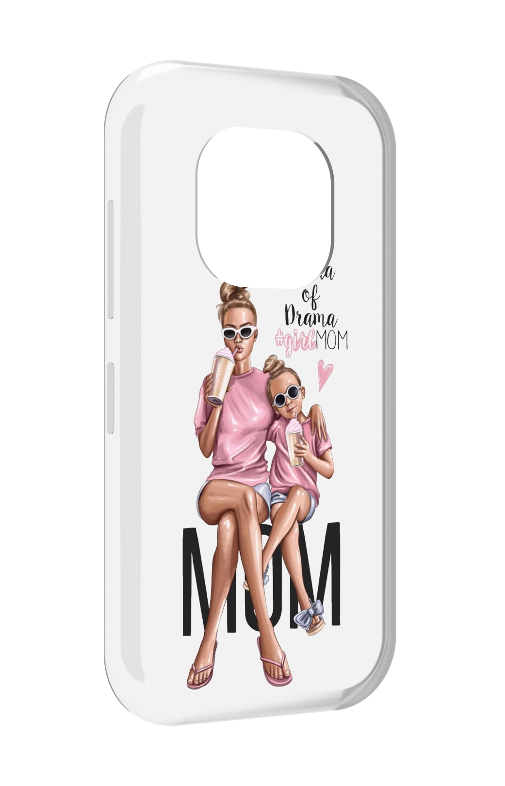 

Чехол MyPads Мама-мечты женский для Doogee V20, Прозрачный, Tocco