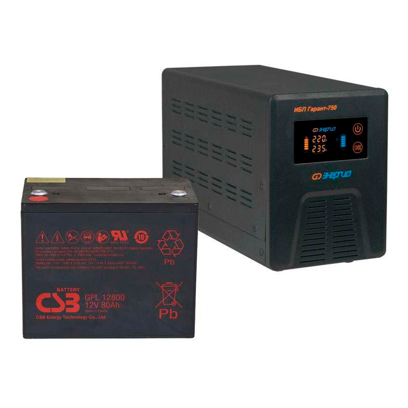 

Источник бесперебойного питания СОЛАРМСК (PN750+GPL12800)
