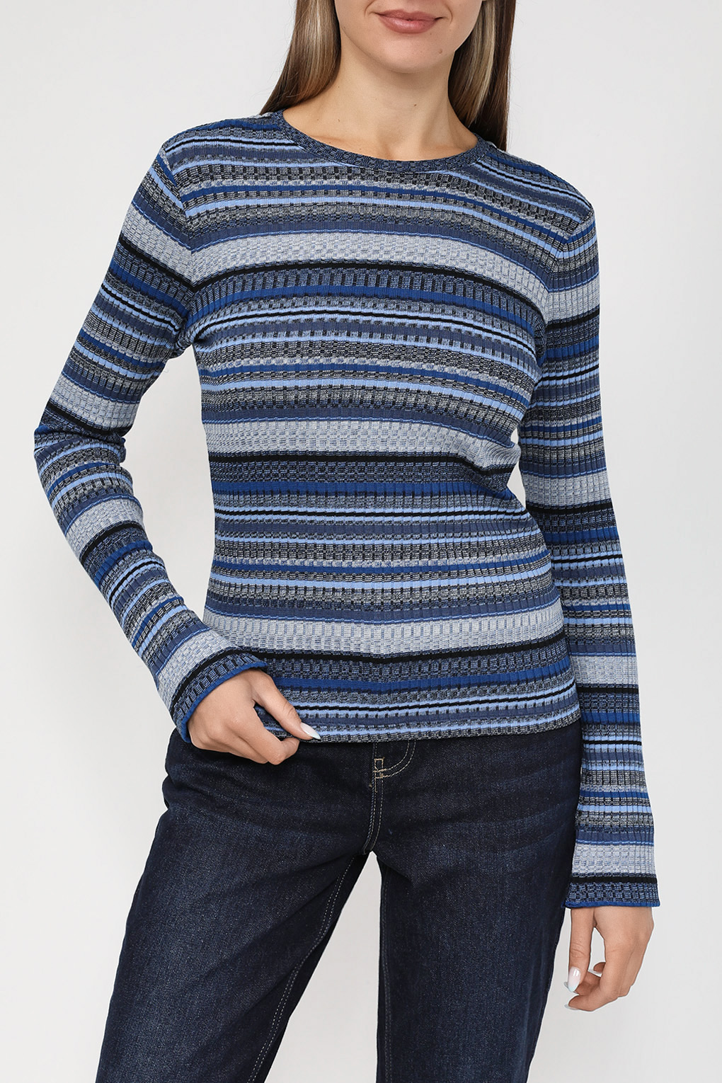 

Джемпер женский Esprit Casual 083EE1K315 синий M, 083EE1K315