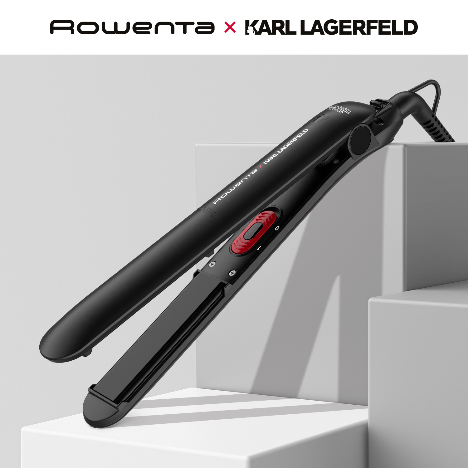 

Выпрямитель волоc Rowenta Karl Lagerfeld SF161LF0 black, Черный, SF161LF0
