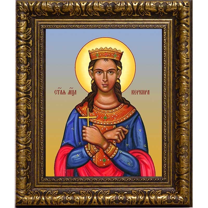 

Керкира Керкирская, дева, мученица. Икона на холсте.