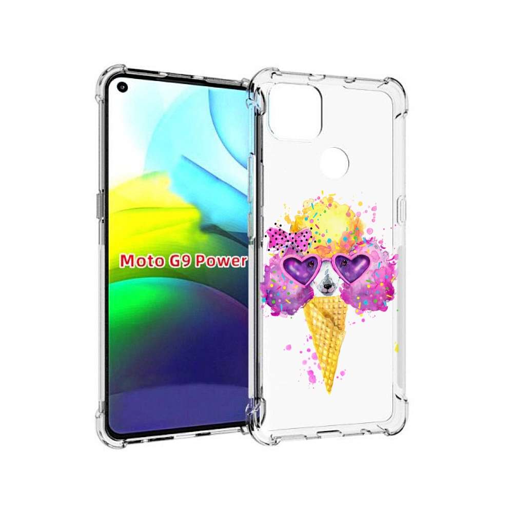 

Чехол MyPads Рожок для Motorola Moto G9 Power, Прозрачный, Tocco