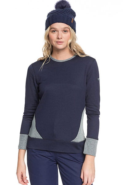 

Свитшот женский Roxy ERJLW03012 синий 40, ERJLW03012