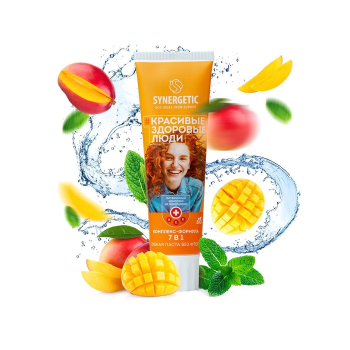 

Зубная паста "Synergetic" комплекс-формула 7 в 1, 100гр