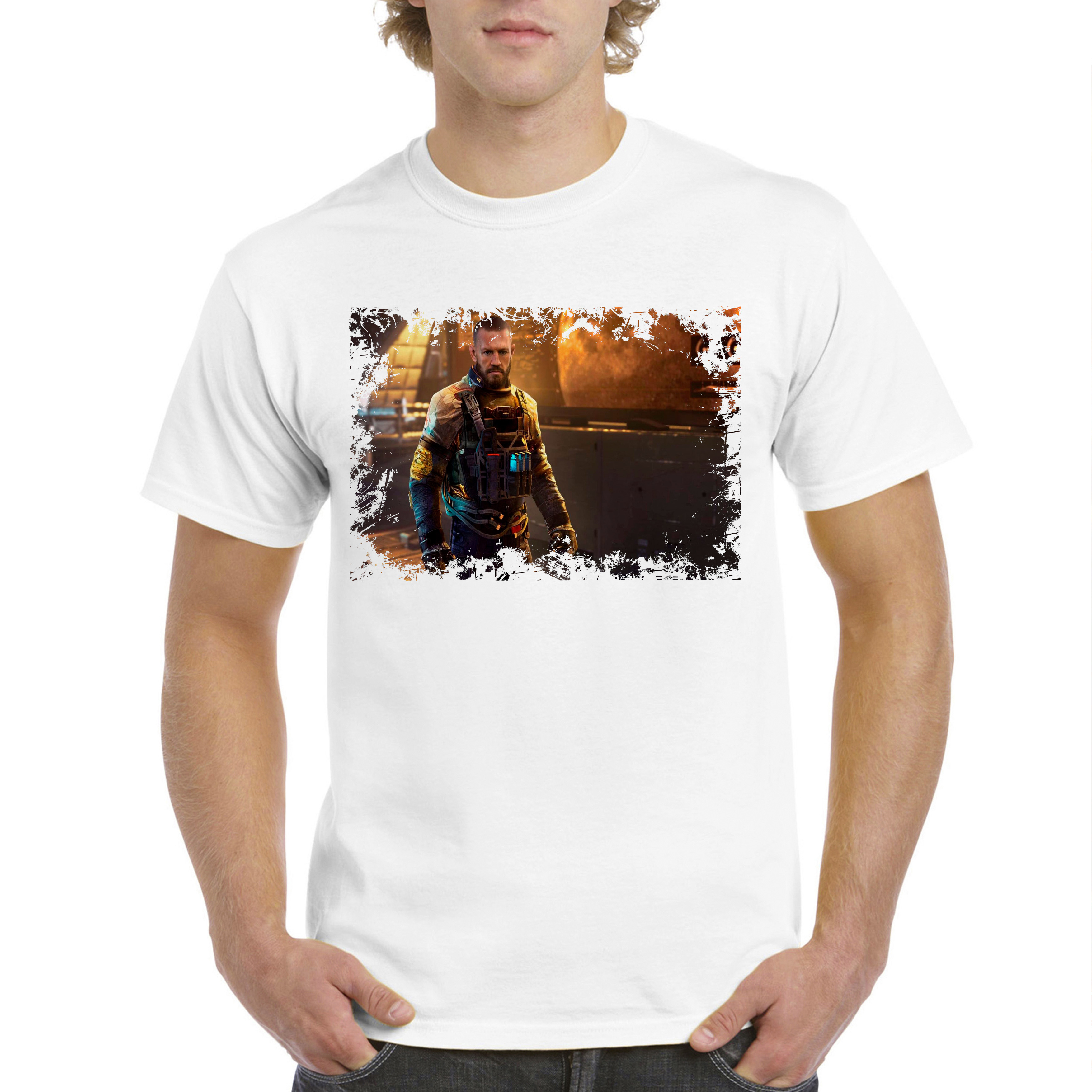 

Футболка унисекс CoolPodarok 8M041585 белая 48 RU, Белый, 8M041585