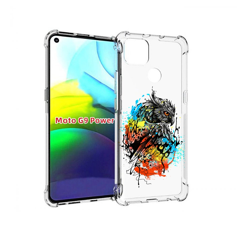 

Чехол MyPads Творческая сова для Motorola Moto G9 Power, Прозрачный, Tocco