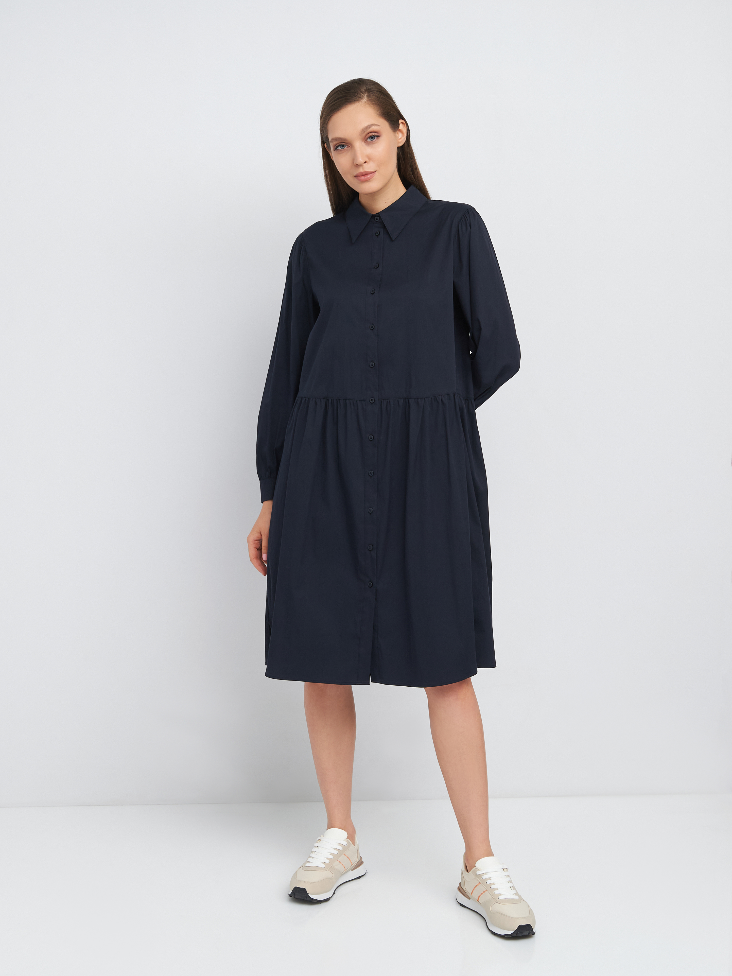 

Платье женское Gerry Weber 180055-31443-80890 синее 42, Синий, 180055-31443