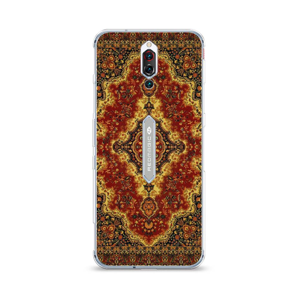 

Чехол на ZTE RedMagic 5S "Ковер", Коричневый;золотистый;красный, 134250-3