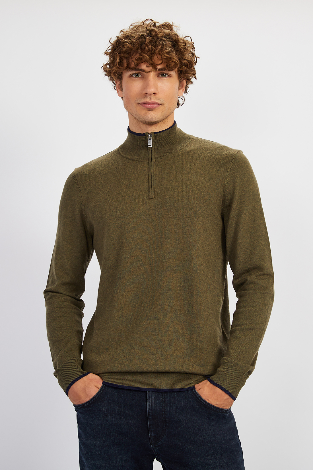 

Джемпер мужской Baon B6322540 зеленый S, B6322540