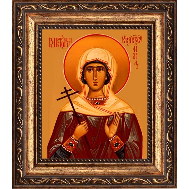 

Виктория Кулузская святая мученица. Икона на холсте.