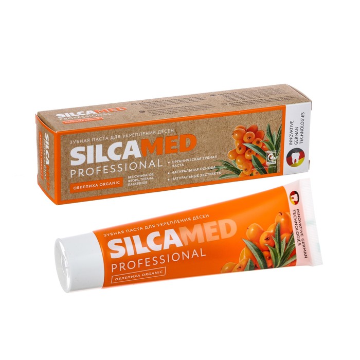 

Зубная паста Silcamed professional organic, облепиха, 100 г