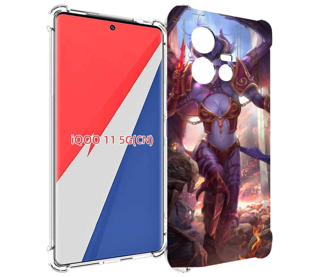 

Чехол MyPads queen of pain dota 2 для Vivo iQOO 11, Прозрачный, Tocco