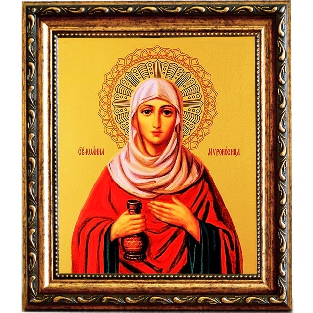 

Иоанна мироносица Святая праведная. Икона на холсте.