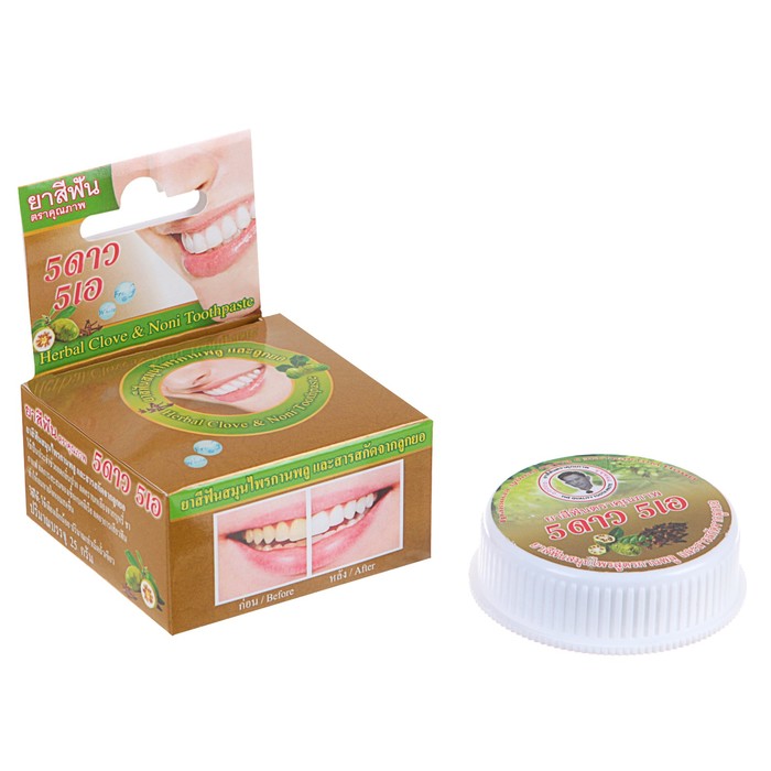 Зубная паста 5 Star Cosmetic с травами и экстрактом нони, 25 г зубная паста binturong тайская с экстрактом ананаса 2шт по 33г