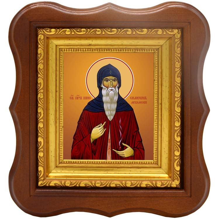 

Шио (Симеон) Мгвимский преподобный. Икона на холсте.