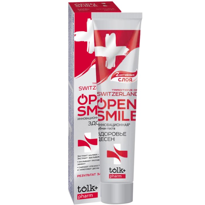 

Зубная паста TOLK Traditions Of Switzerland Open Smile, 100 мл