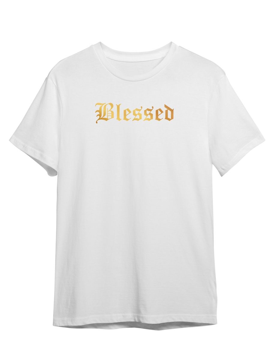 

Футболка унисекс Каждому Своё Blessed/Готика STGO3ZG белая S, Белый, "Blessed/Готика" STGO3ZG