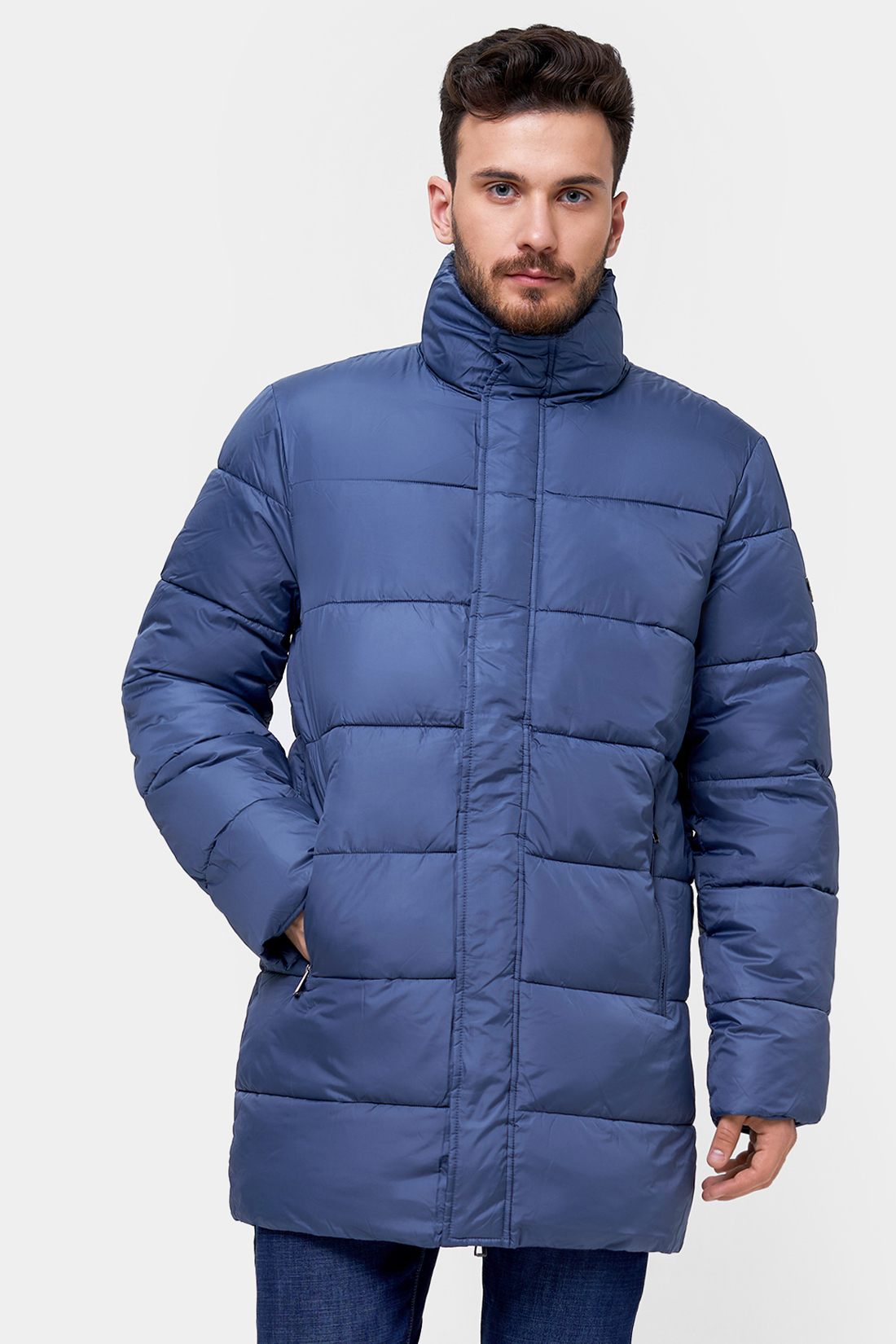 

Куртка мужская Baon B540502 синяя XXL, Голубой, B540502