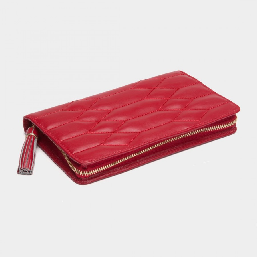 

Складной дорожный плоский этуи для украшений красного цвета "Caroline", Wolf 324872, 324872