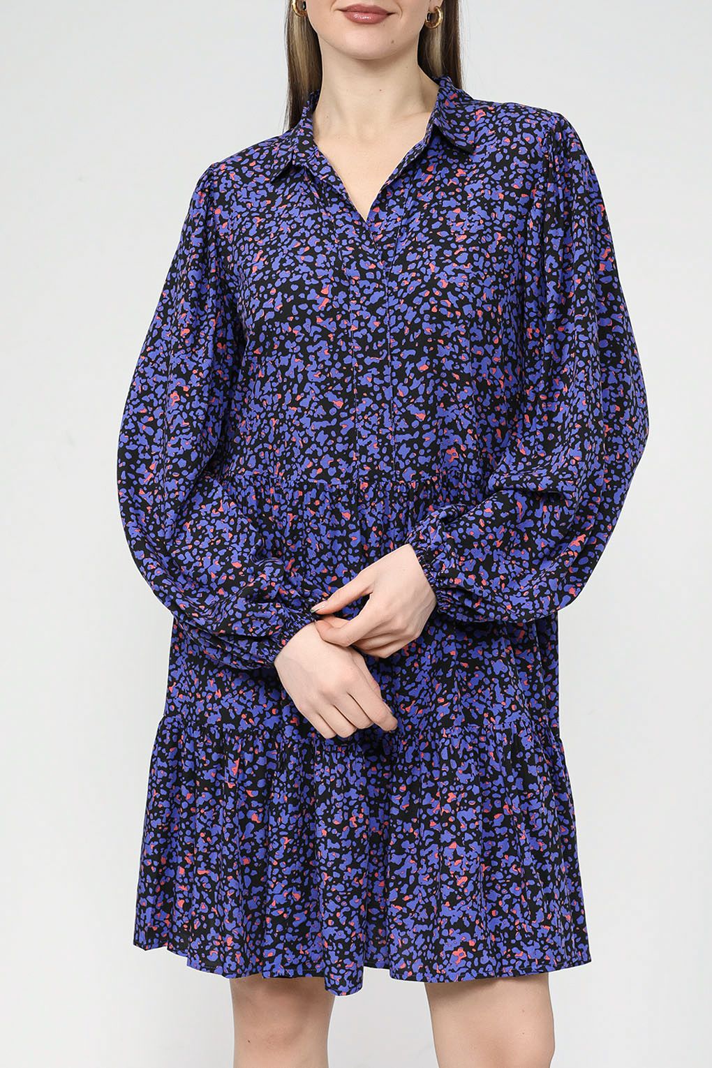 

Платье женское Esprit Casual 093EE1E306 синее 38, Синий, 093EE1E306