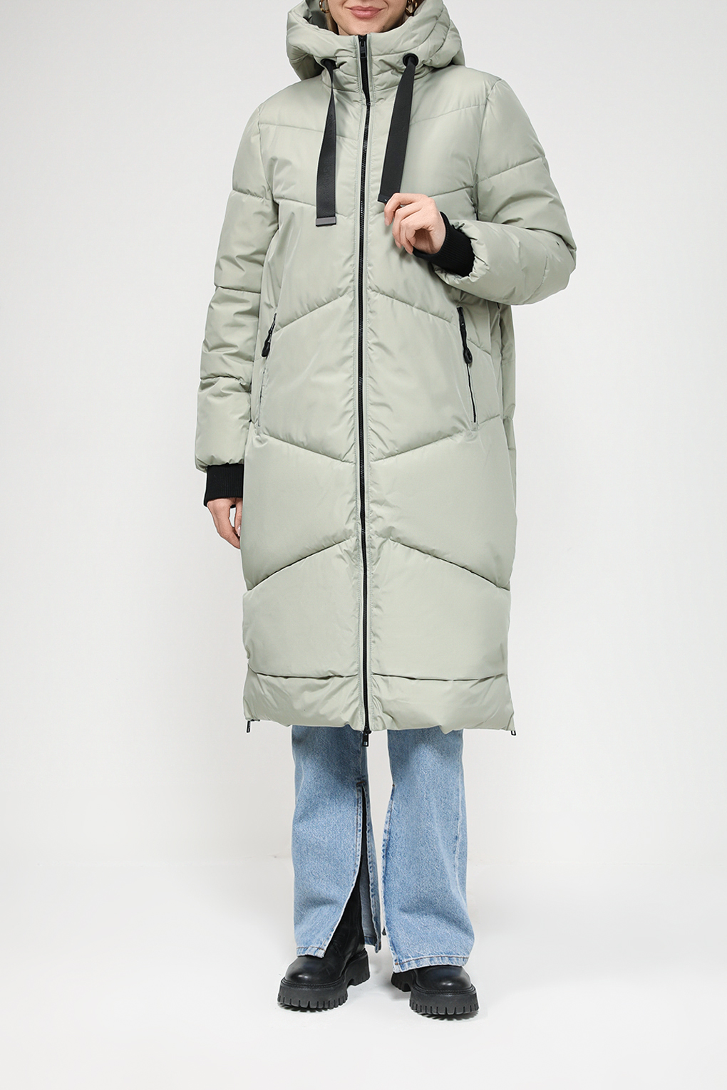 

Пальто женское Esprit Casual 093EE1G312 зеленое 2XL, Зеленый, 093EE1G312
