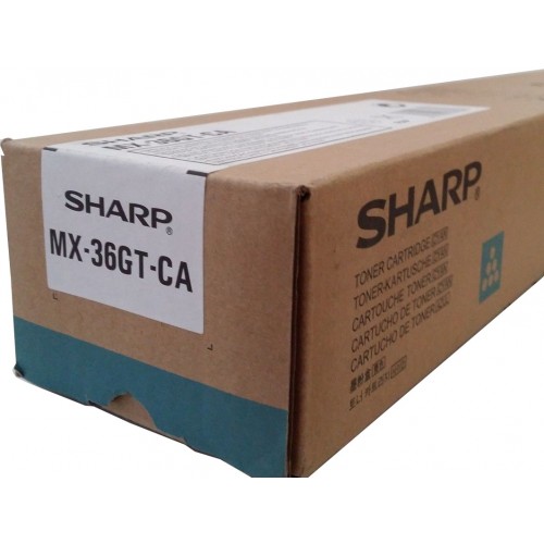 

Картридж для лазерного принтера Sharp MX36GTCA, Blue, оригинал, Голубой