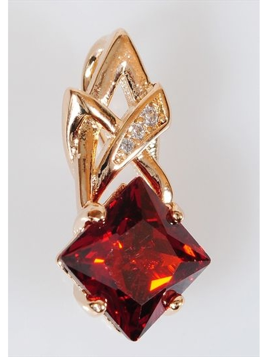 

Кулон из бижутерного сплава Lotus Jewelry 3033P-04gn, гранат, 3033P-04gn