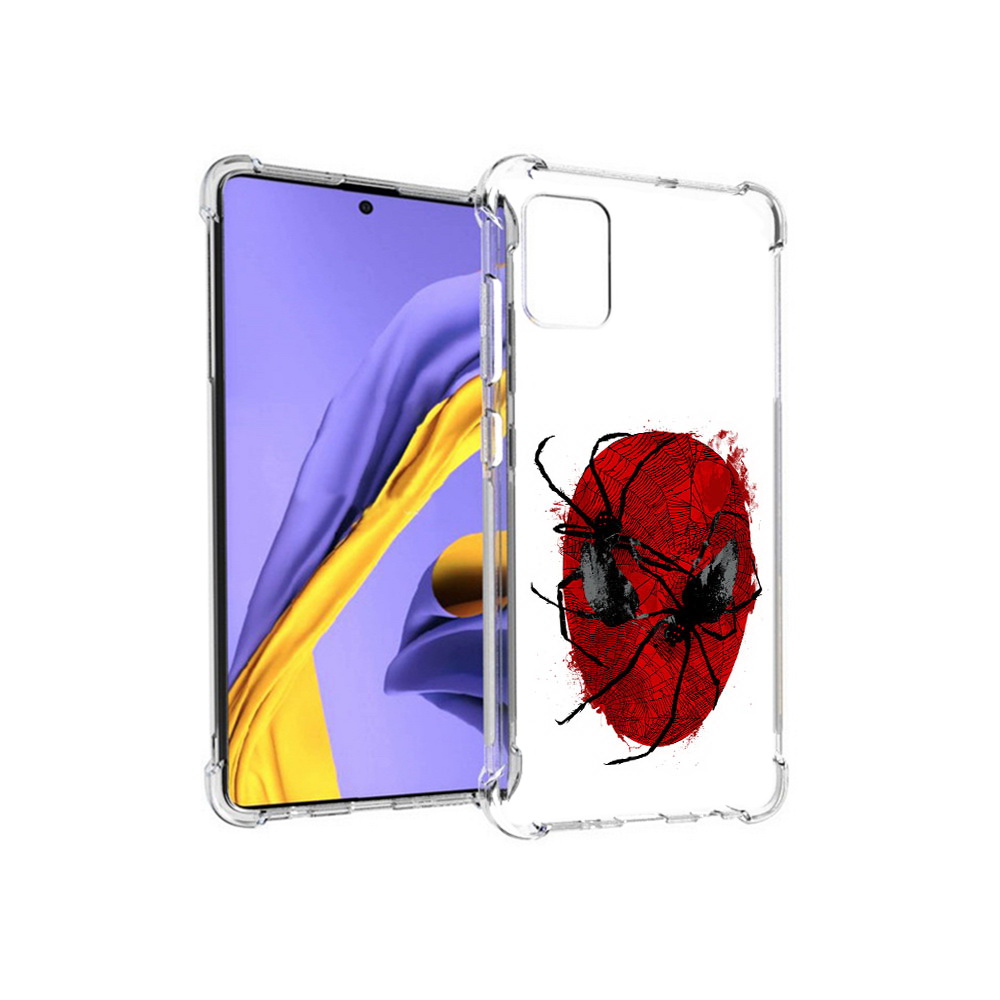 

Чехол MyPads Tocco для Samsung Galaxy A51 человек паук (PT141713.484.673), Прозрачный, Tocco
