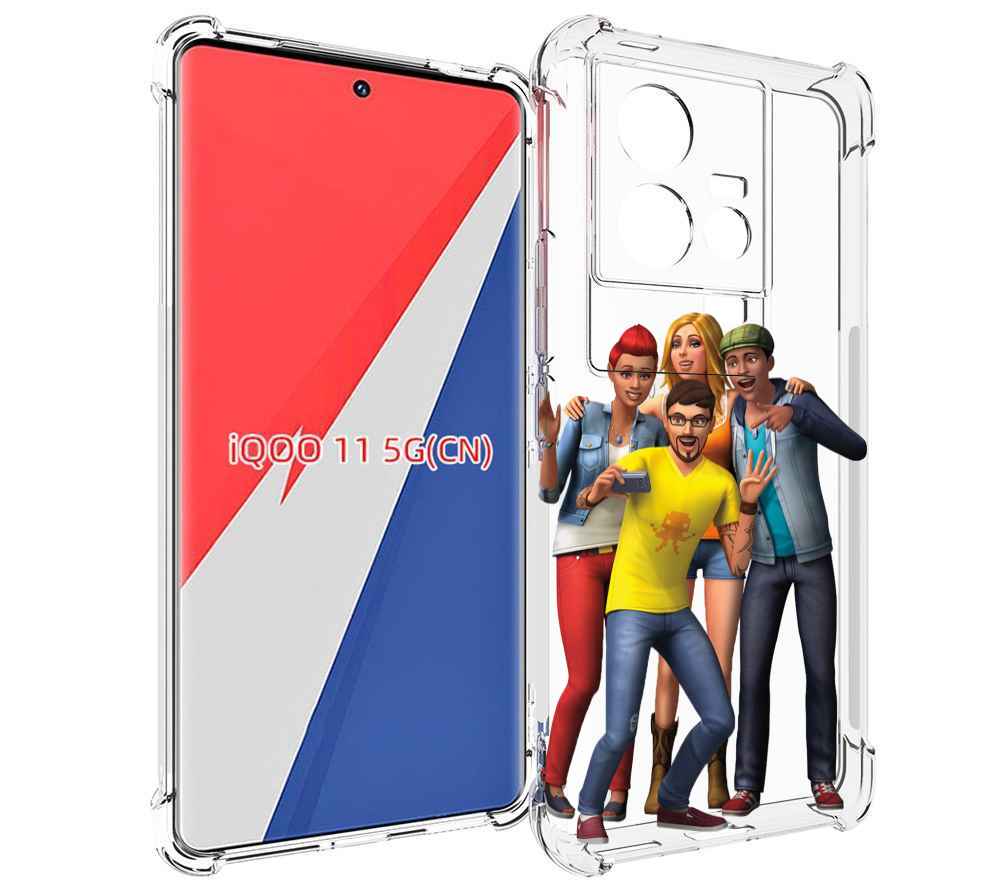 

Чехол MyPads sims для Vivo iQOO 11, Прозрачный, Tocco