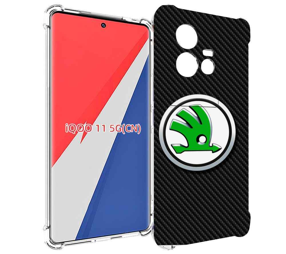 

Чехол MyPads skoda шкода 2 для Vivo iQOO 11, Прозрачный, Tocco
