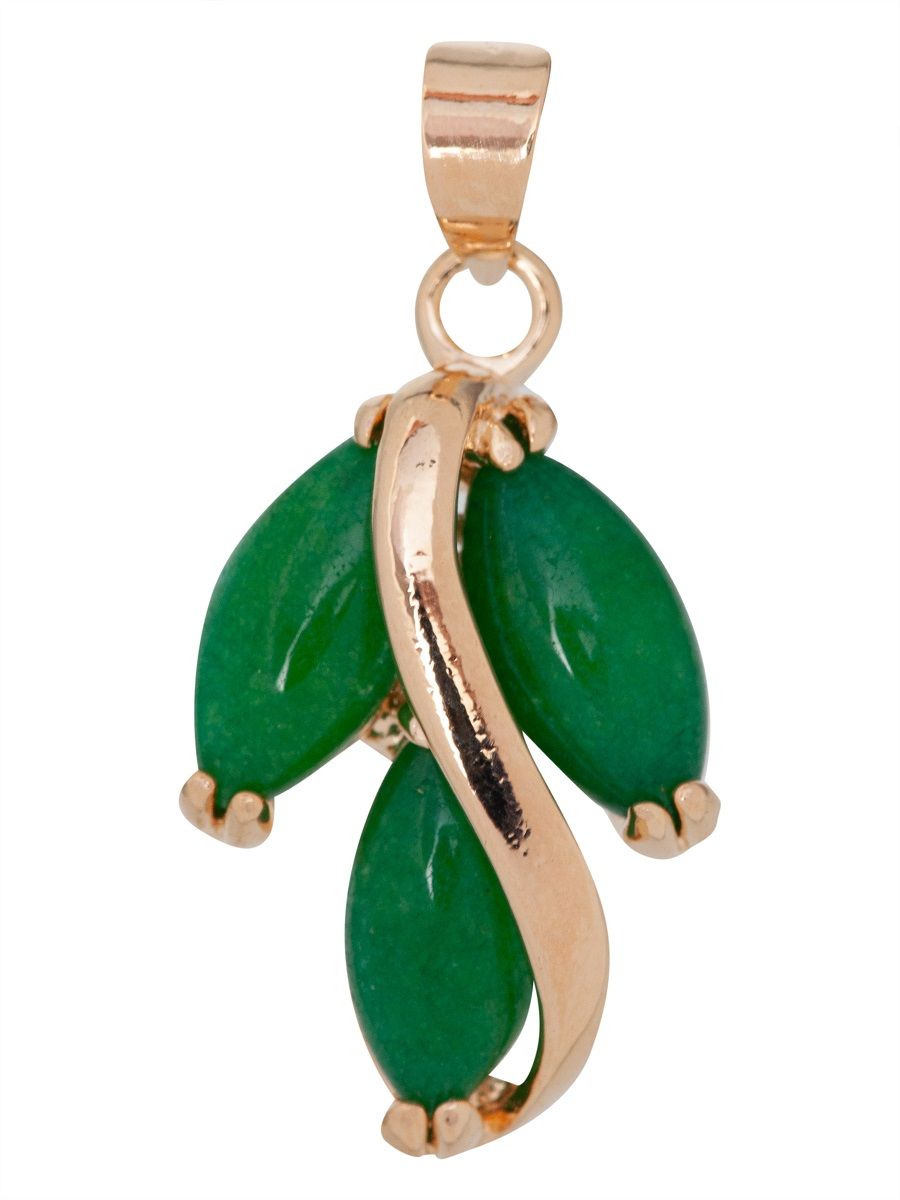 

Кулон из бижутерного сплава Lotus Jewelry 242P-020ch, хризопраз, 242P-020ch