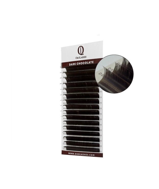 

Ресницы Oko Lashes Professional Dark Chocolate L 0.07 6-14 Mix, Черный