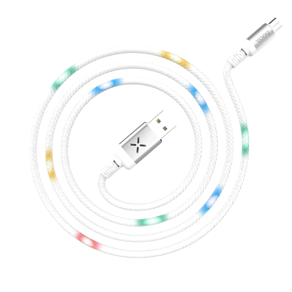 фото Кабель usb microusb hoco u63 <белый>