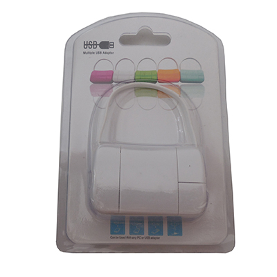 фото Кабель usb 2 в 1 iphone 2/3/4 + microusb брелок <белый> promise mobile