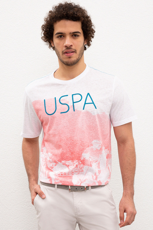 

Футболка мужская G081SZ0110SIESTA U.S. POLO Assn. белая L, G081SZ0110SIESTA