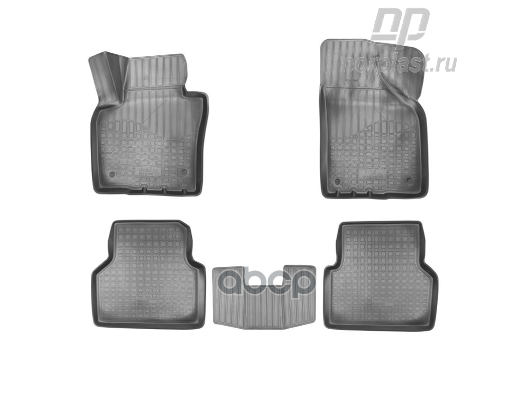 

Коврики в салон полиуретан NORPLAST VW Tiguan II 2011- /3D черный комплект NPA11-C95-511 1