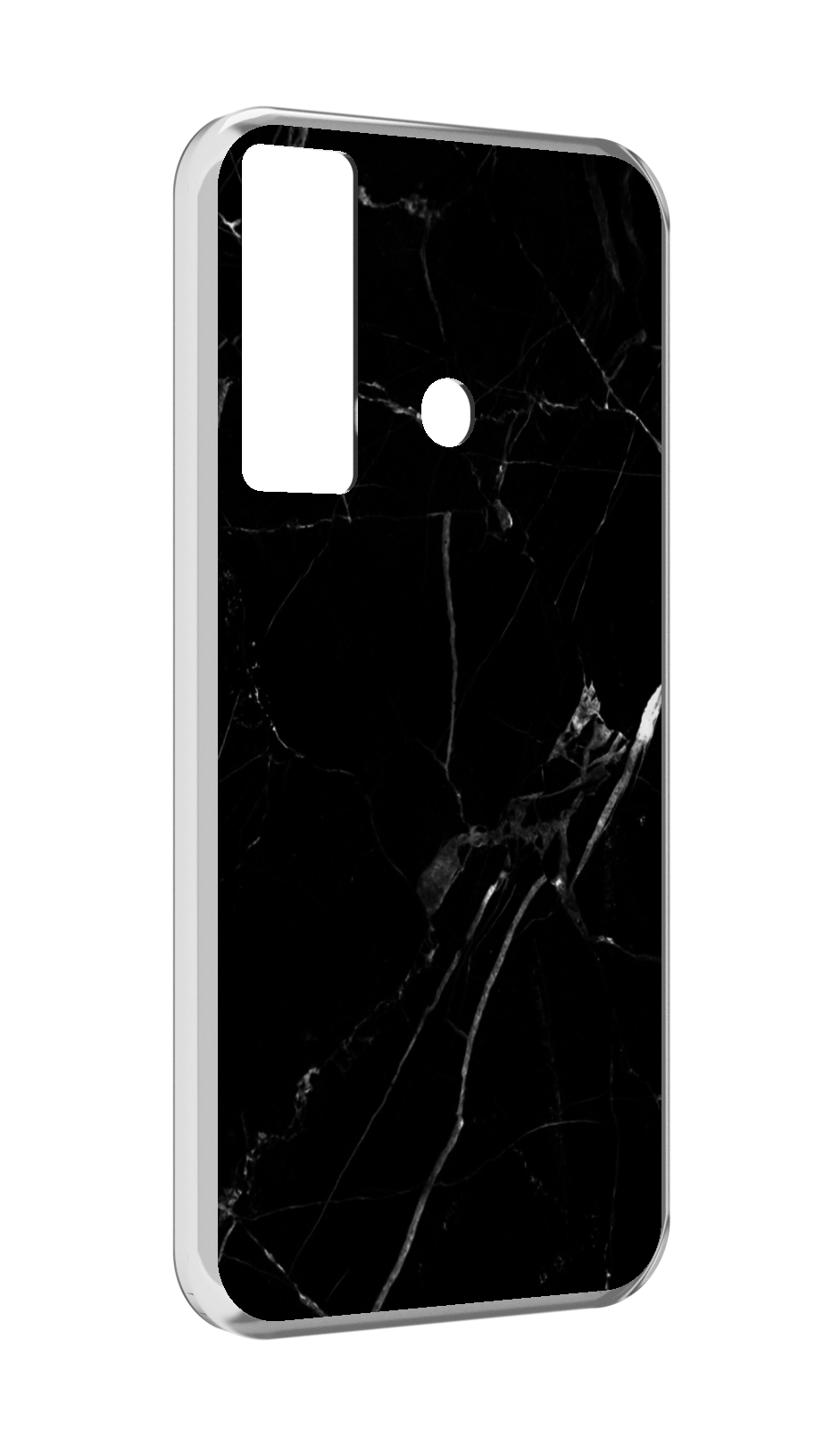 

Чехол MyPads разбитое стекло для Tecno Camon 17, Прозрачный, Tocco