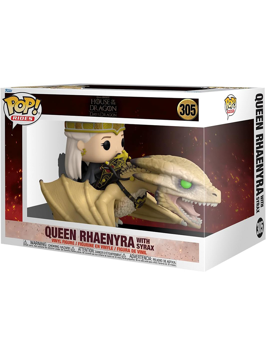 

Фигурка Funko POP! House of the Dragon: Queen Rhaenyra with Syrax 305, POP!