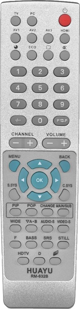 Пульт универсальный Huayu для Sanyo RM-632B HRM283