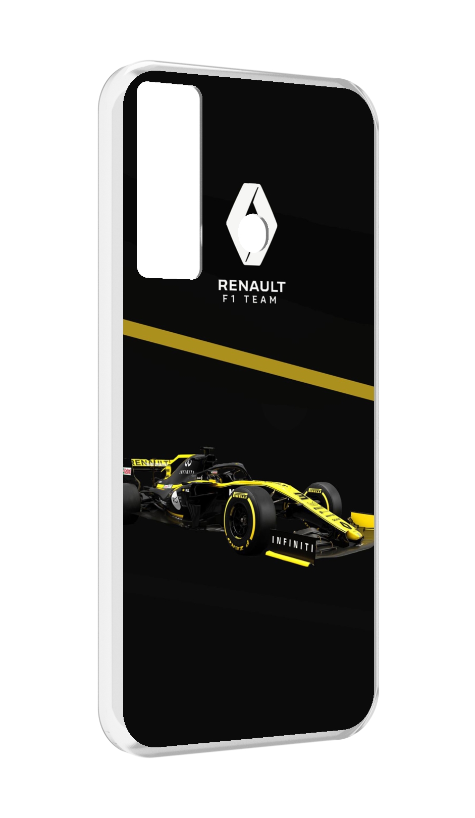 

Чехол Mypads Renault 2 Для Tecno Camon 17, Прозрачный, Tocco