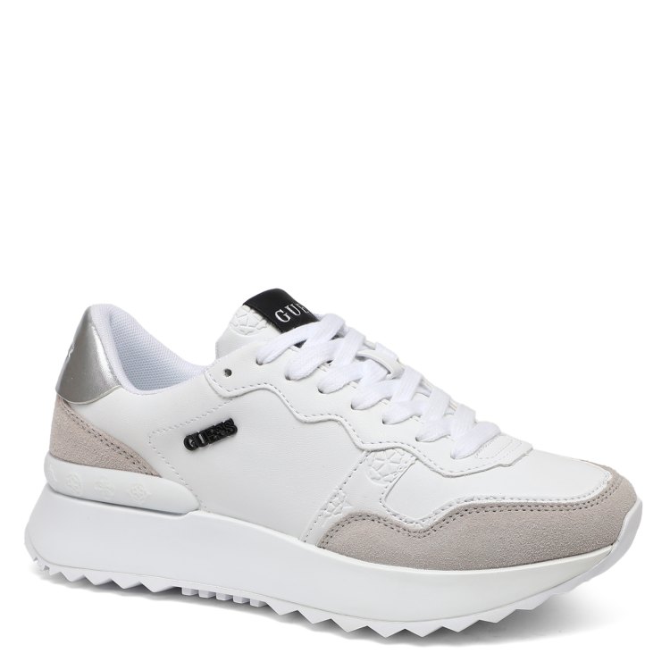 

Кроссовки женские Guess FL8VIAELE12 белые 40 EU, Белый, FL8VIAELE12