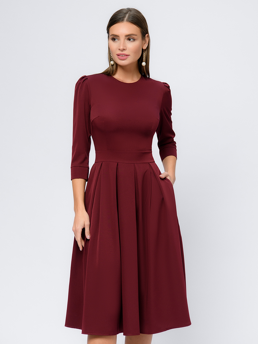 Платье женское 1001dress 0101178WE красное 50