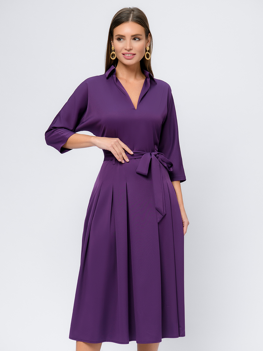 

Платье женское 1001dress 0101338PL фиолетовое 48, 0101338PL