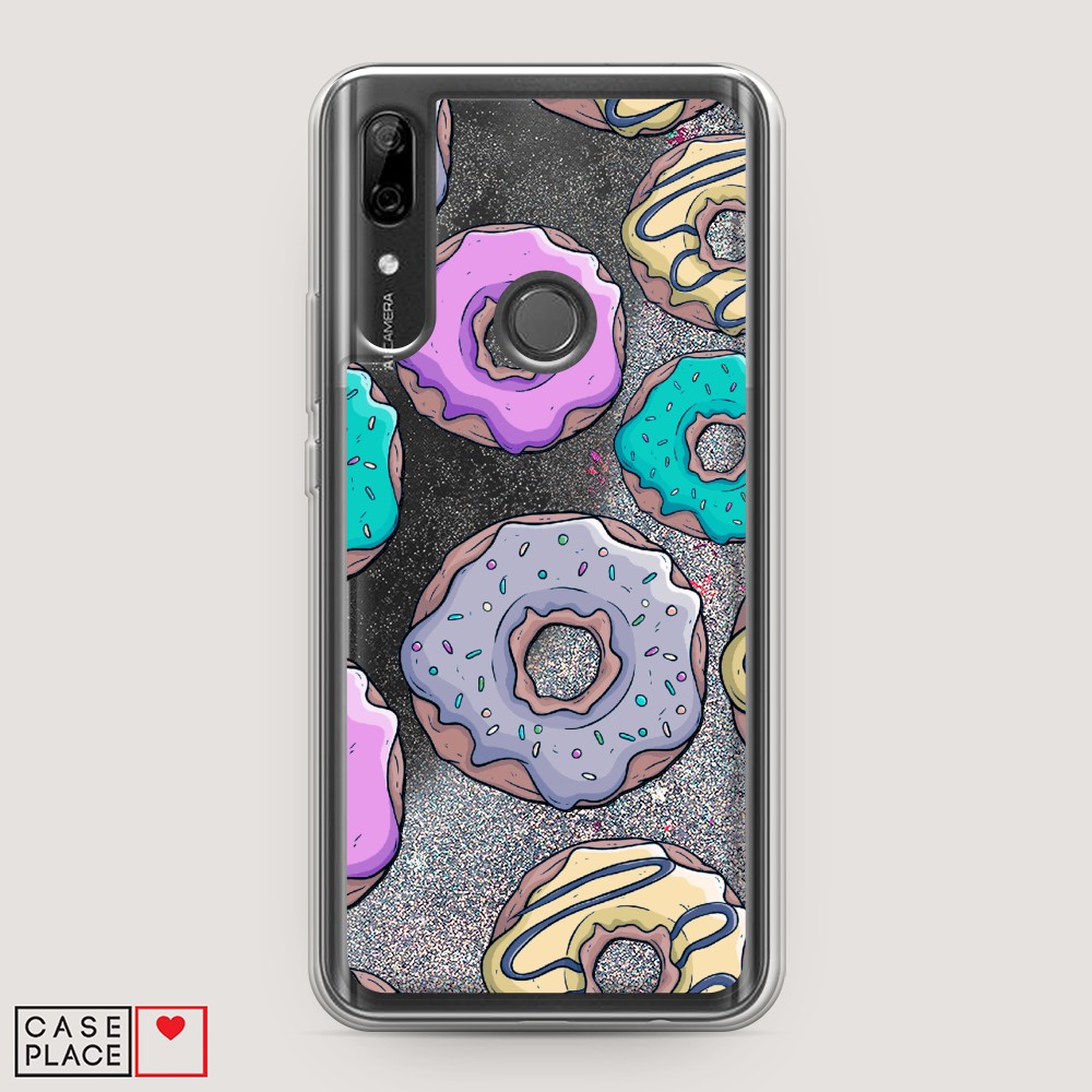 

Чехол Awog на Huawei P Smart Z/Y9 Prime 2019/Honor 9X "Разноцветные пончики в глазури 2", Разноцветный, 69491-1