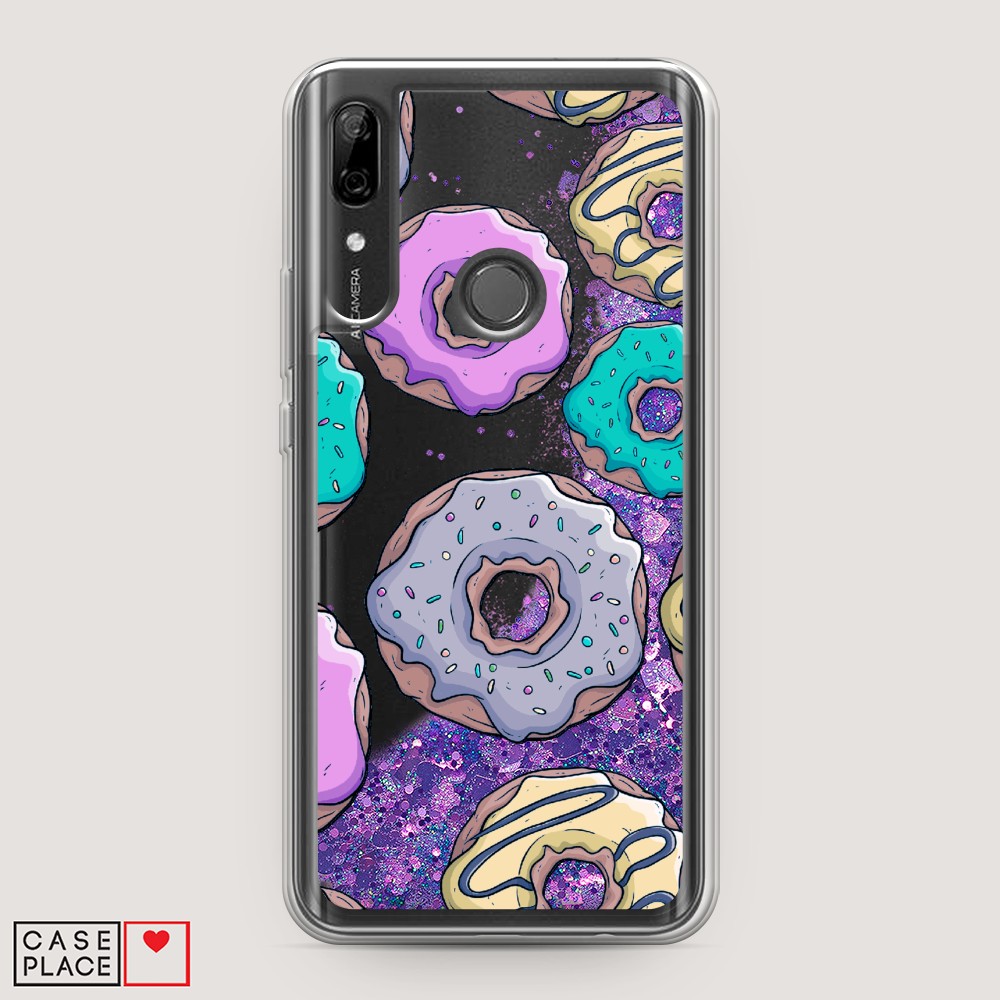 

Чехол Awog на Huawei P Smart Z/Y9 Prime 2019/Honor 9X "Разноцветные пончики в глазури 2", Разноцветный, 69492-1