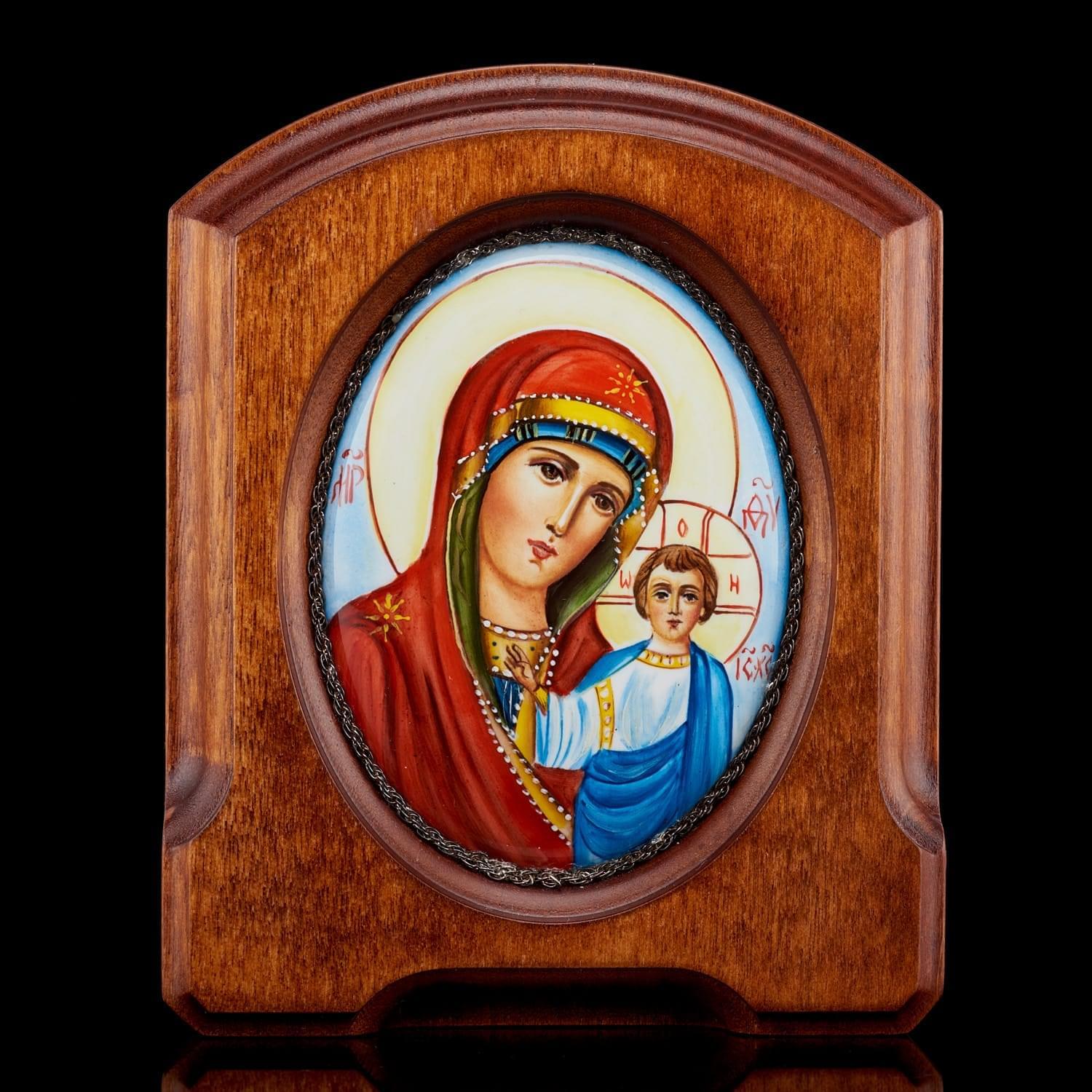 

Икона Божья Матерь Казанская 10,5 х 13 см